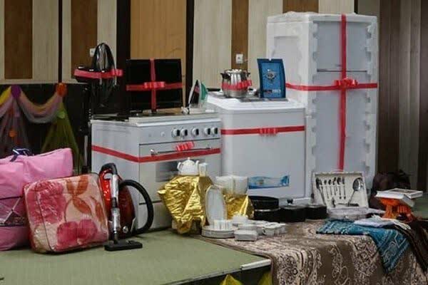 توزیع ۶۰ سری جهیزیه در بین نوعروسان اردبیلی