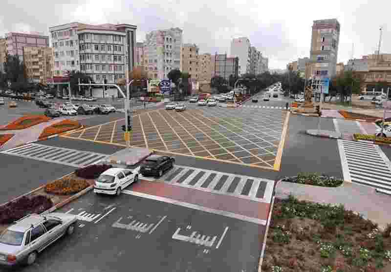 تقاطع جانبازان اردبیل هوشمندانه کنترل می‌شود