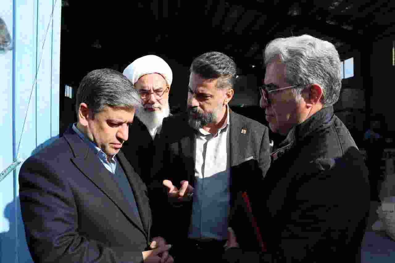 بازدید میدانی استاندار اردبیل از ناحیه صنعتی رضی؛ وعده تأمین آب و تکمیل زیرساخت‌ها 