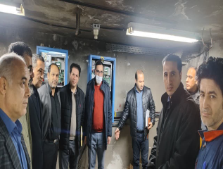 بازدید کارشناسان اداره کل و اعضای شورای فنی استانداری از آسانسورهای بیمارستان امام خمینی(ره) اردبیل