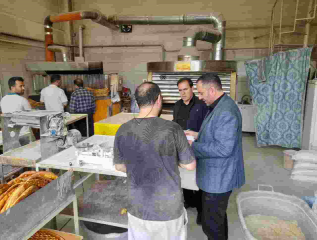 تداوم بازرسی نانوایی ها در تعطیلات توسط اداره کل صمت استان اردبیل 