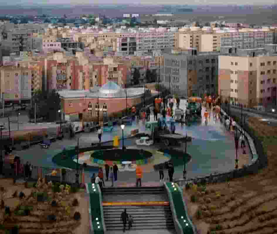 بام اندیشه اردبیل  ۵۵ هکتار به فضای سبز اردبیل اضافه کرد